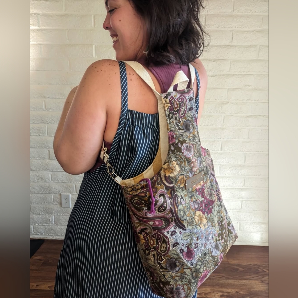 Original 6-in-1 Convertible Backpack with Zipper & Inside Pockets – BAGpack 2.0
